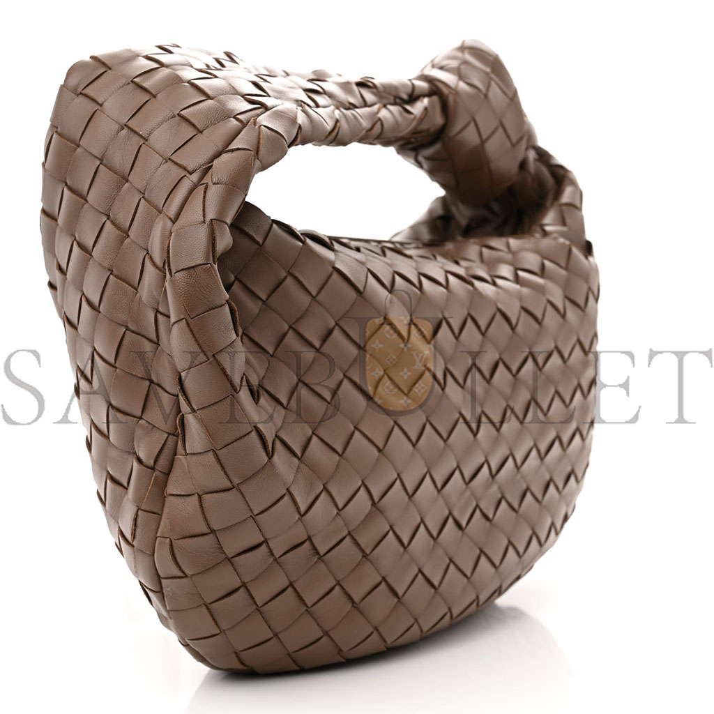 BOTTEGA VENETA NAPPA INTRECCIATO TEEN JODIE DARK TAUPE (33*23*5cm)