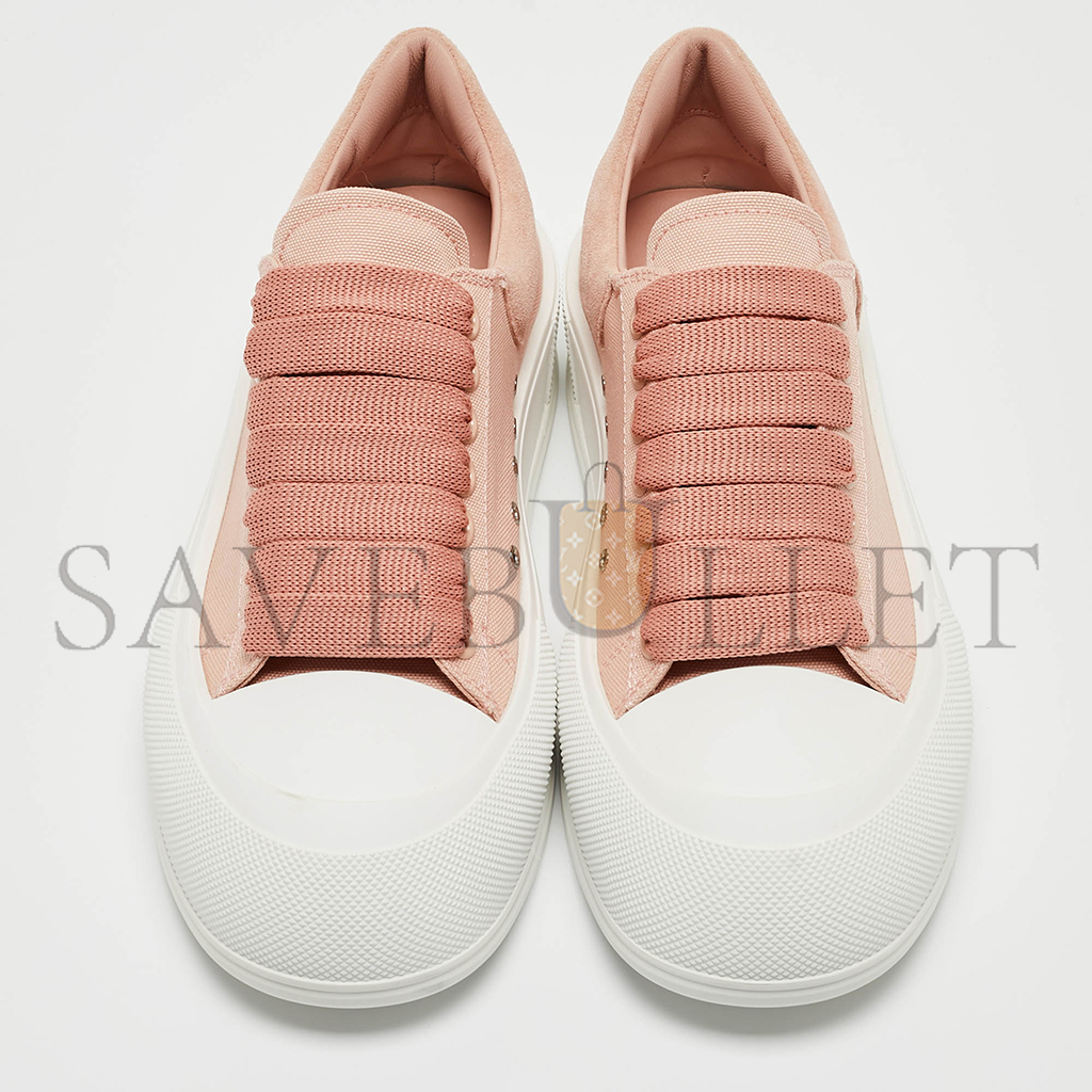 ALEXANDER MCQUEEN DECK CANVAS SNEAKERS 654593W4PQ19297