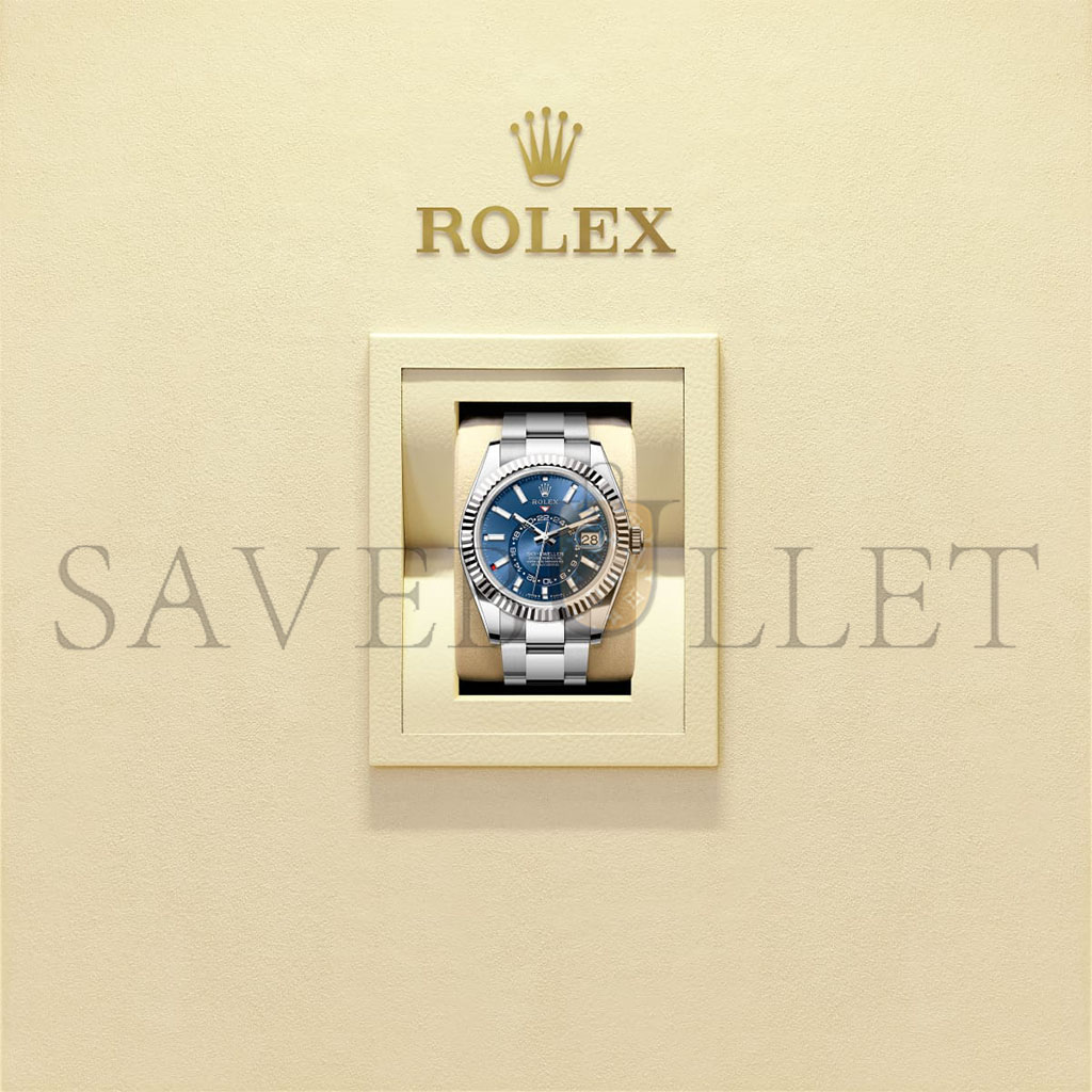 ROLEX SKY-DWELLER OYSTER, 42 MM, OYSTERSTEEL AND WHITE GOLD WATCH 336934