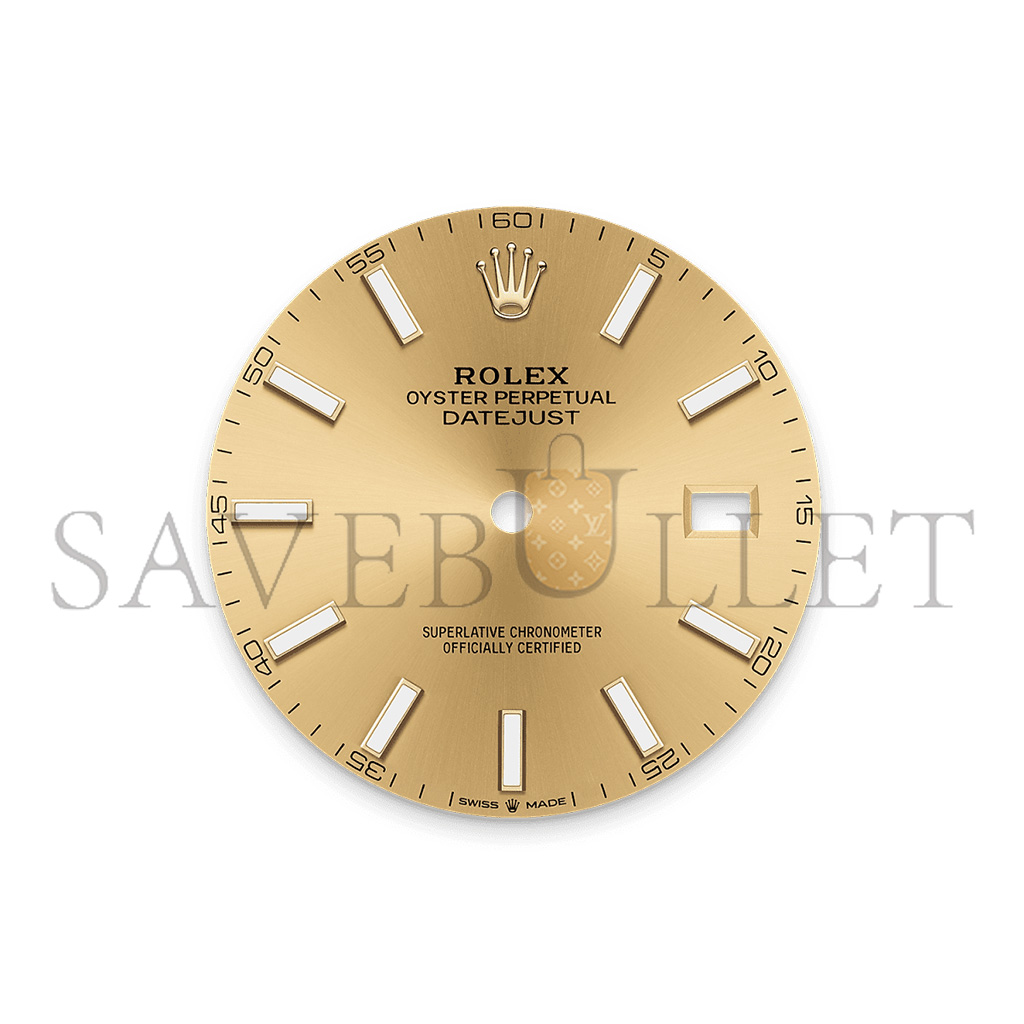 ROLEX DATEJUST 41 OYSTER, 41 MM, OYSTERSTEEL AND YELLOW GOLD WATCH 126333-0010