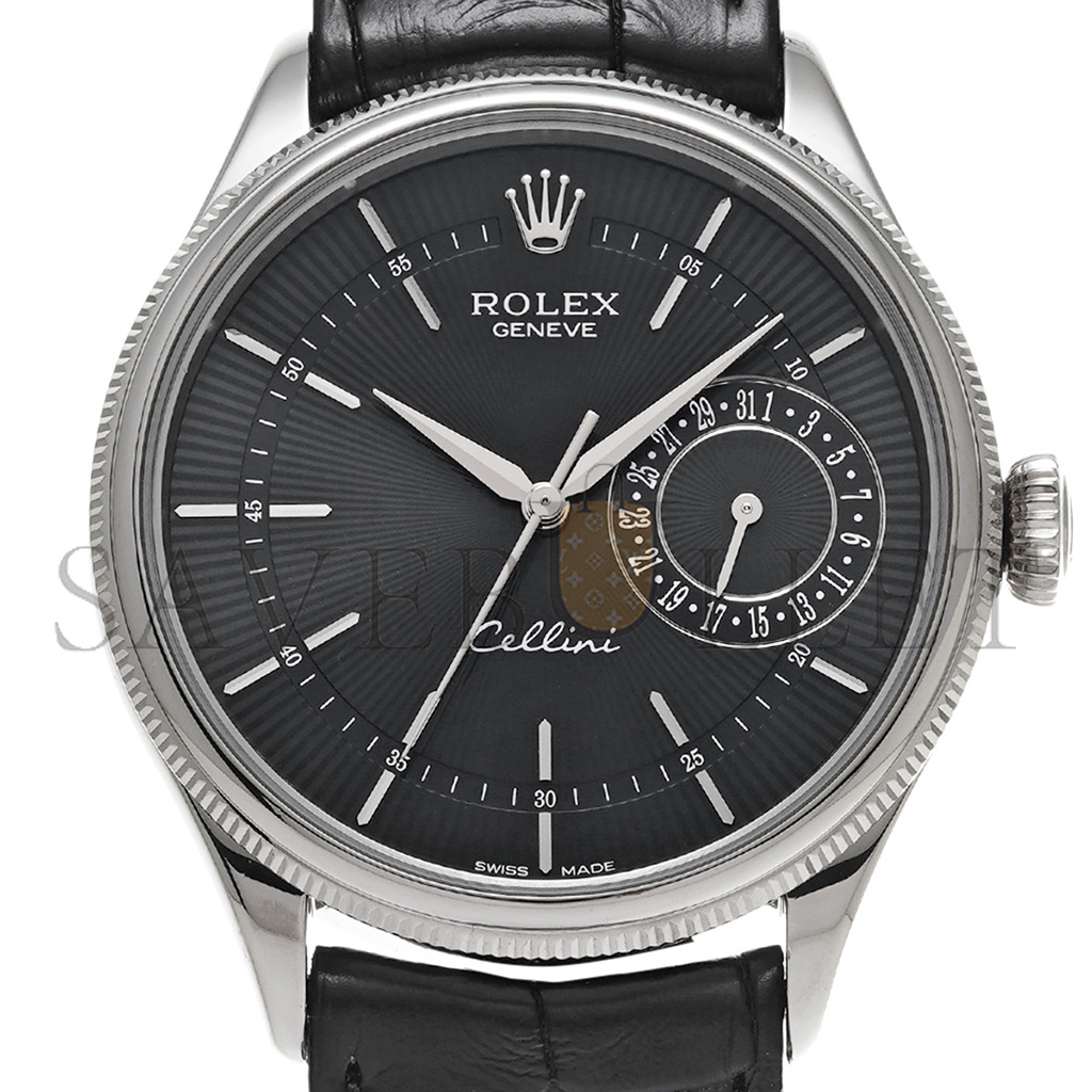 ROLEX CELLINI DAYTO BLACK WATCH 50519