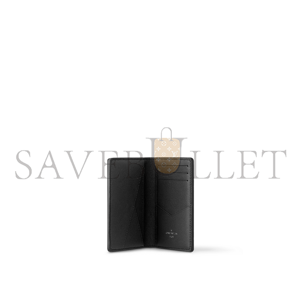 LOUIS VUITTON MONOGRAM SHADOW CALFSKIN POCKET ORGANIZER M62899 (11*7.5*1 cm)