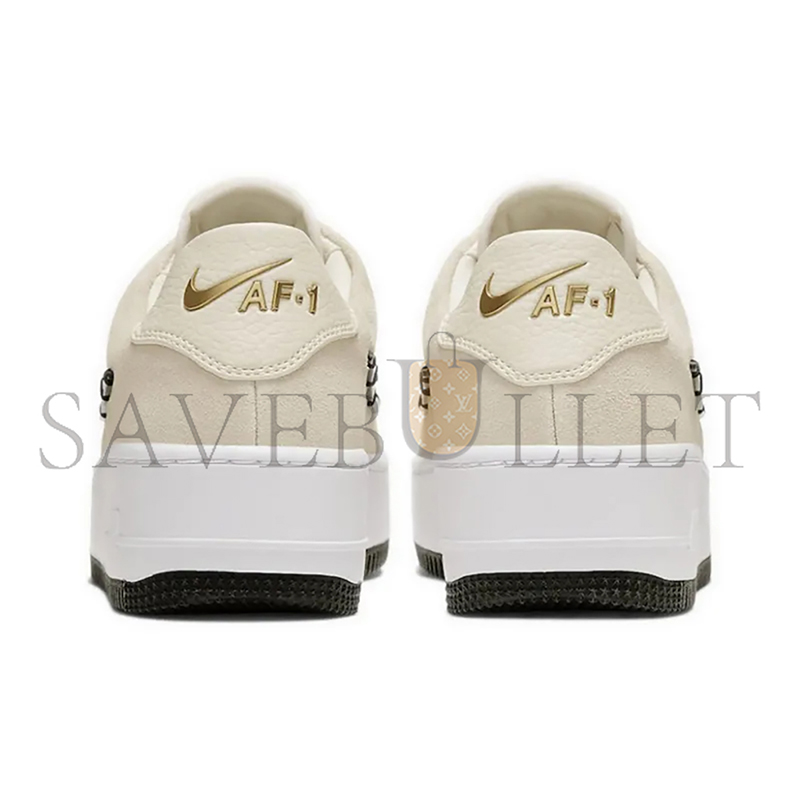 NIKE AIR FORCE 1 SAGE LOW LX LIGHT CREAM BLACK CI3482-200