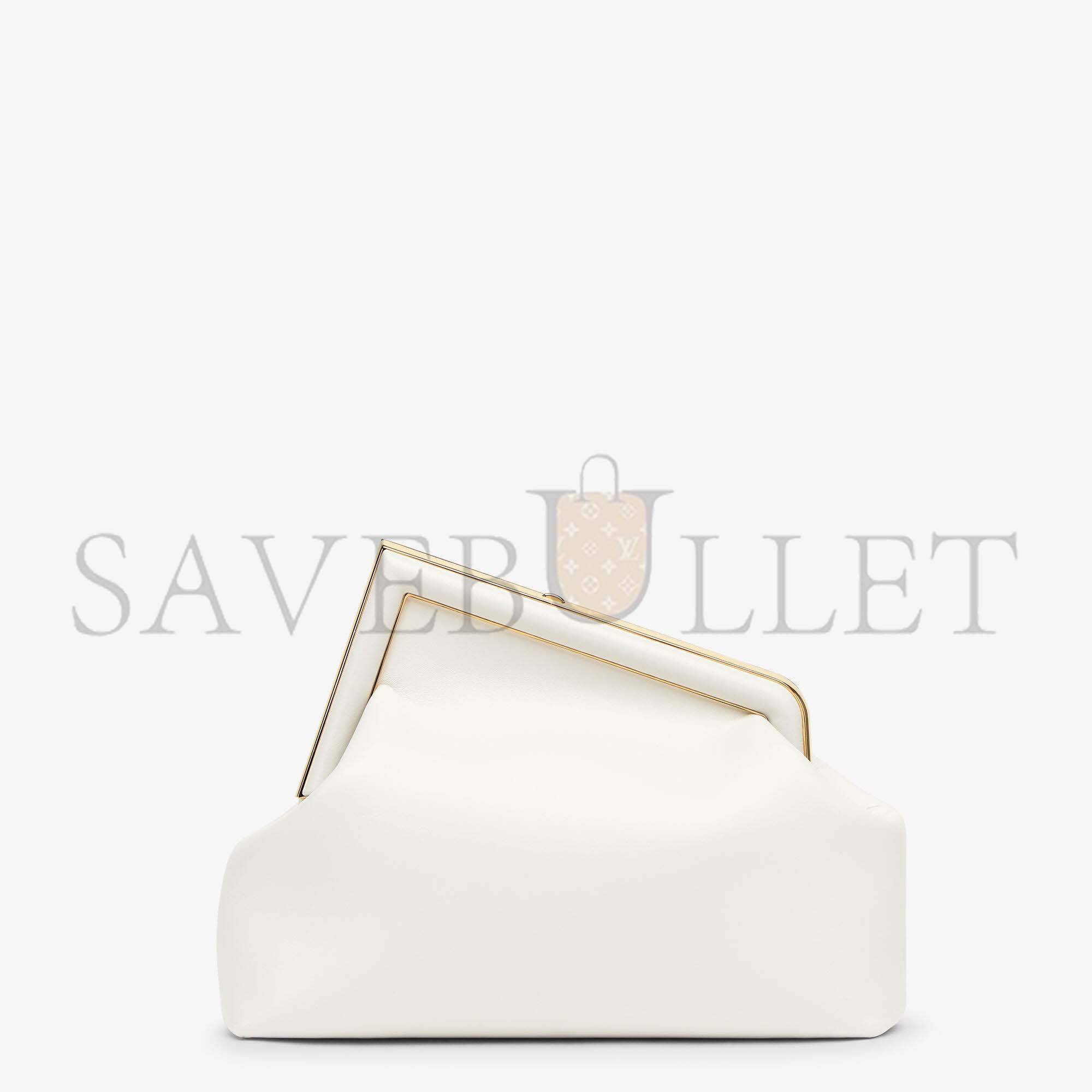 FENDI FIRST MEDIUM - WHITE LEATHER BAG8BP127ABVEF0QVL (32.5*23.5*15cm)