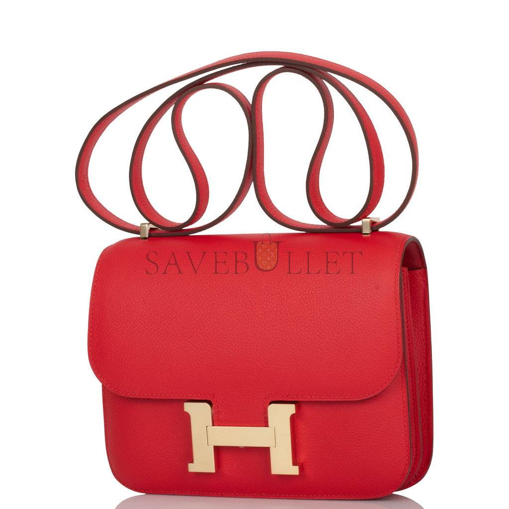 HERMES CONSTANCE 18 ROUGE DE COEUR VERSO EVERCOLOR PERMABRASS HARDWARE 39579900215390 (18cm)