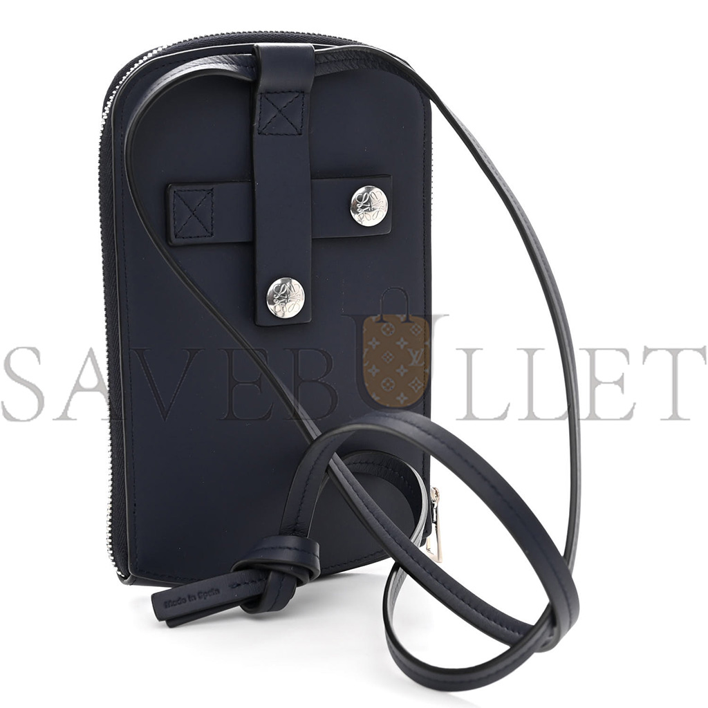 LOEWE SMOOTH CALFSKIN ANAGRAM PHONE POCKET (18*11*1cm)