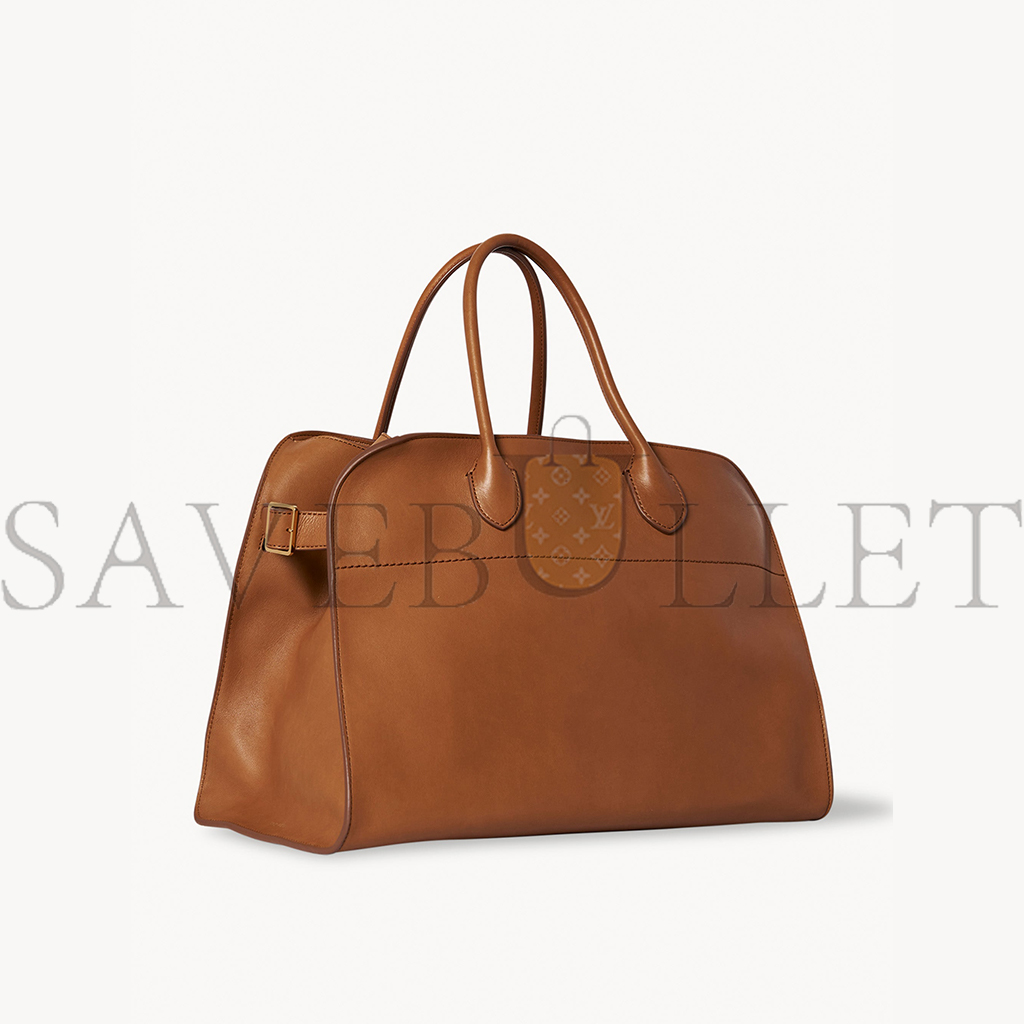 THE ROW SOFT MARGAUX 17 BAG IN LEATHER CUIR W1254L72CUSHG (43*30*25cm)