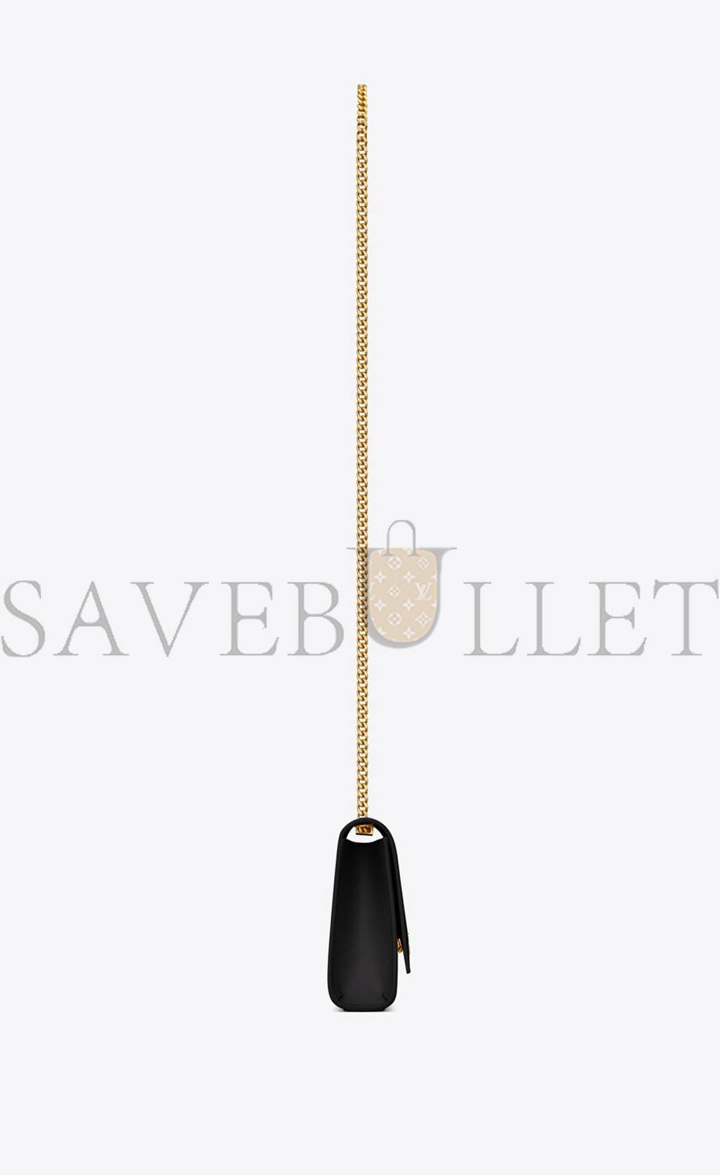 YSL KATE SMALL CHAIN BAG IN GRAIN DE POUDRE EMBOSSED LEATHER 469390BOW0J1000 (20*12.5*5cm)