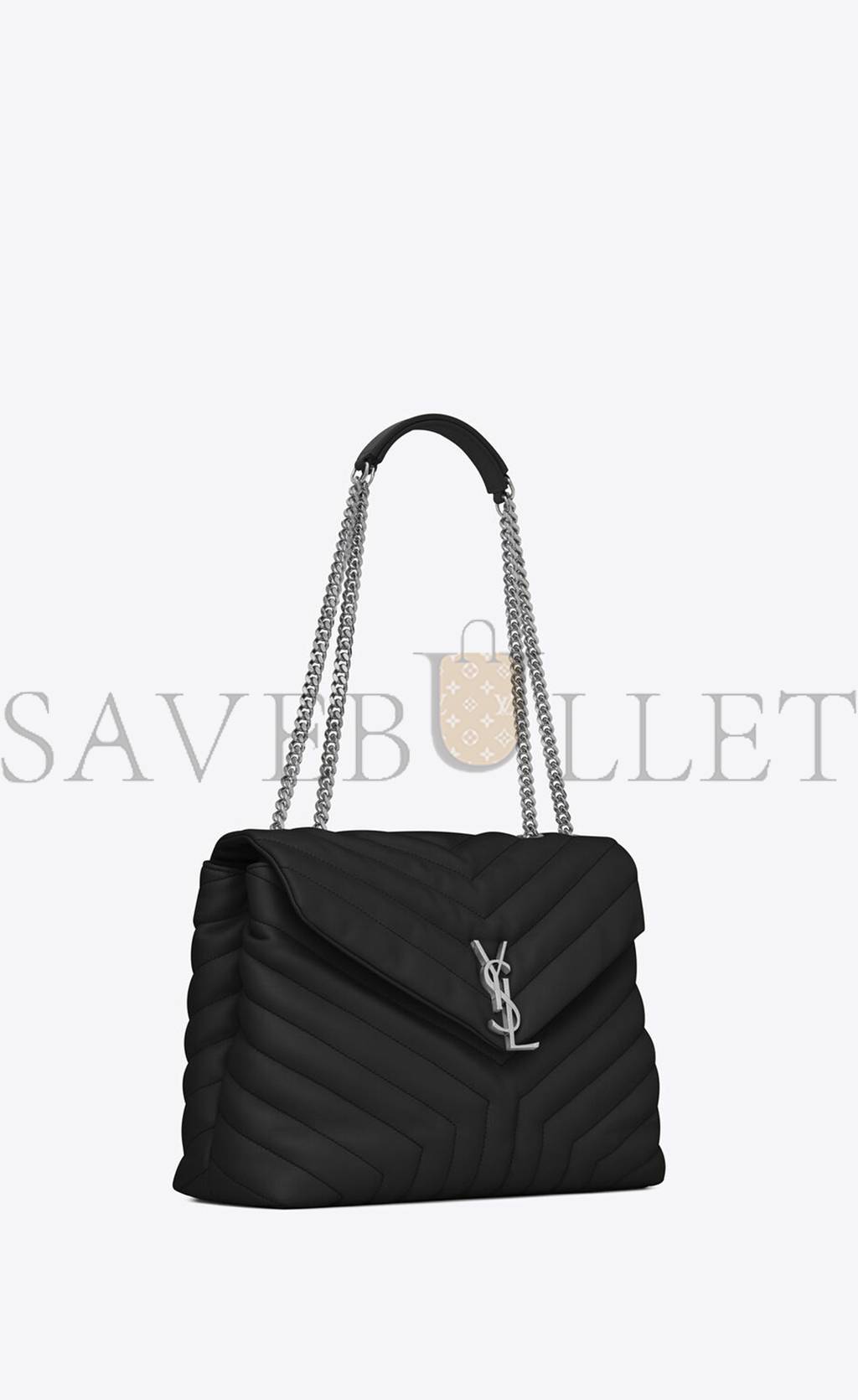 YSL LOULOU MEDIUM CHAIN BAG IN QUILTED LEATHER 574946DV7261000 (32*22*12cm)