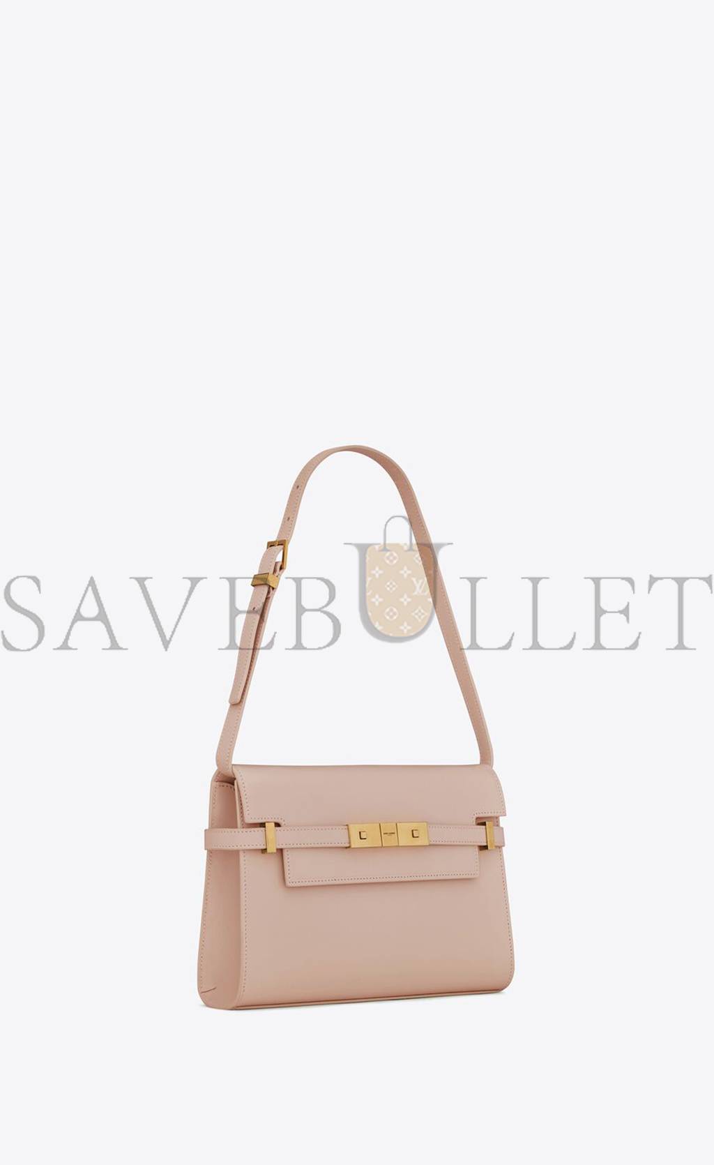 YSL MANHATTAN SMALL SHOULDER BAG IN BOX SAINT LAURENT LEATHER 6756260SX0W2738 (24*17.5*6cm)