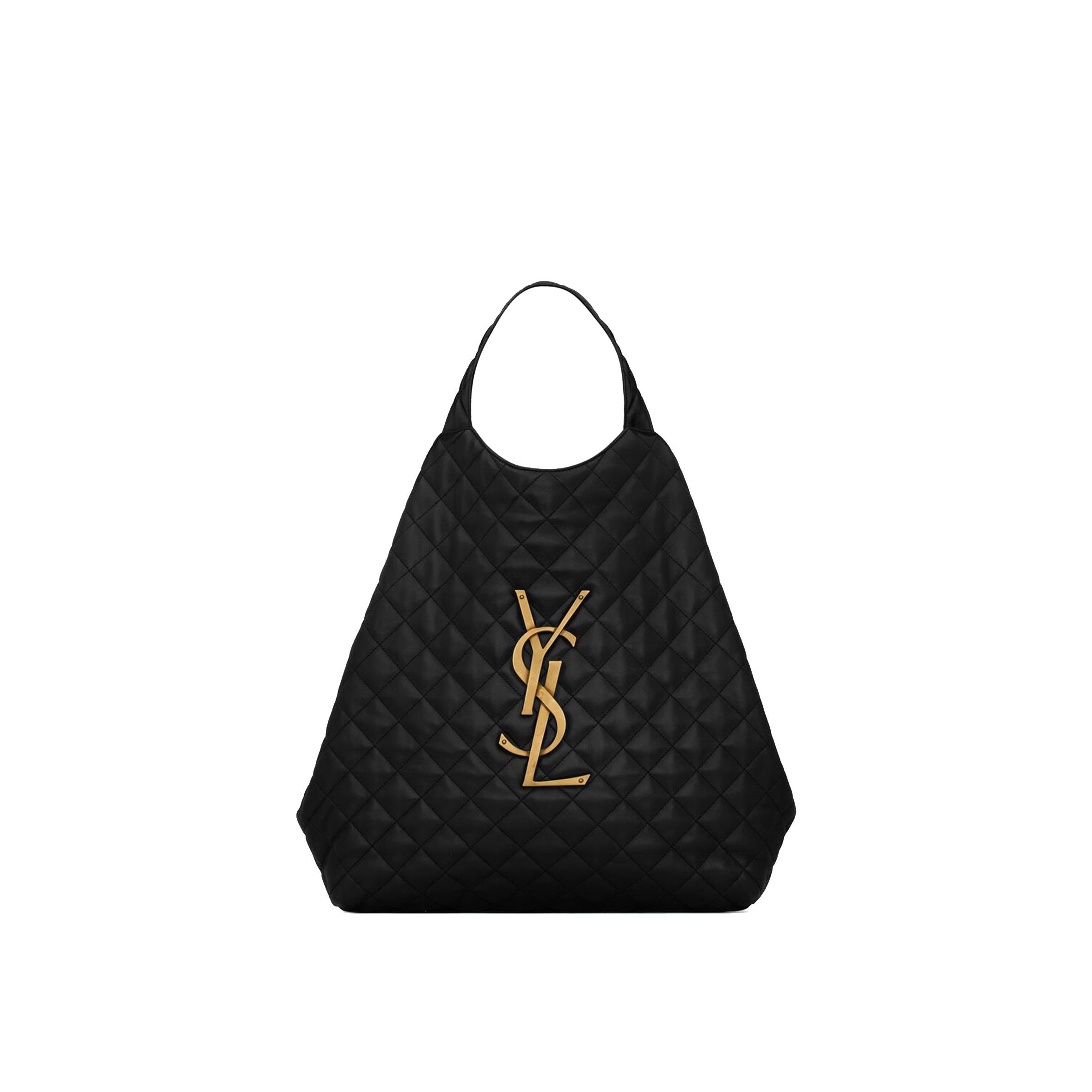 YSL ICARE MAXI SHOPPING BAG IN QUILTED LAMBSKIN 698651AAANG1000 (43*39*8cm)