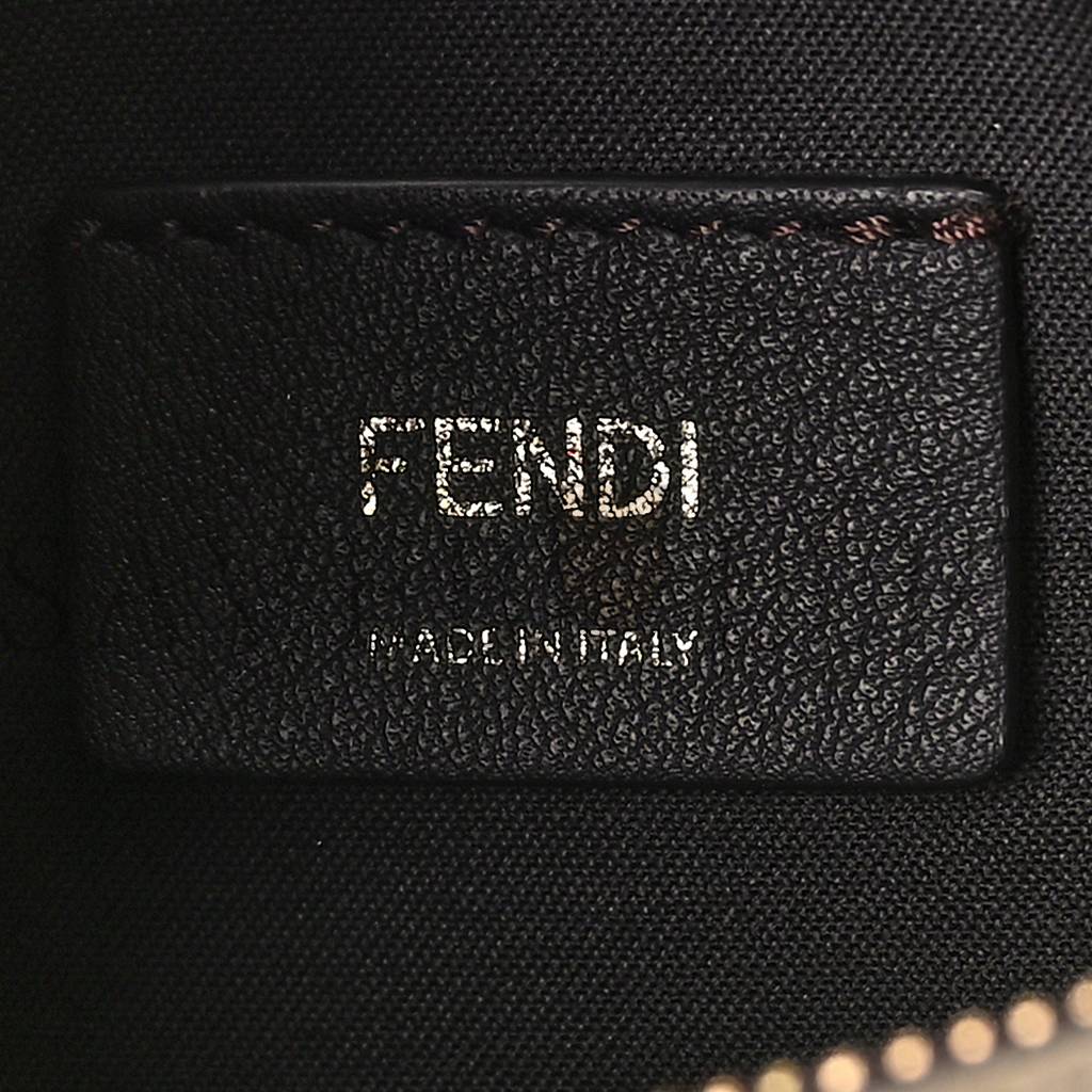 FENDI VITELLO SETA GOATSKIN SUEDE SUN CLOUD INLAY MEDIUM FENDIGRAPHY HOBO BAG MULTICOLOR WHITE ICE (28*20*11cm)